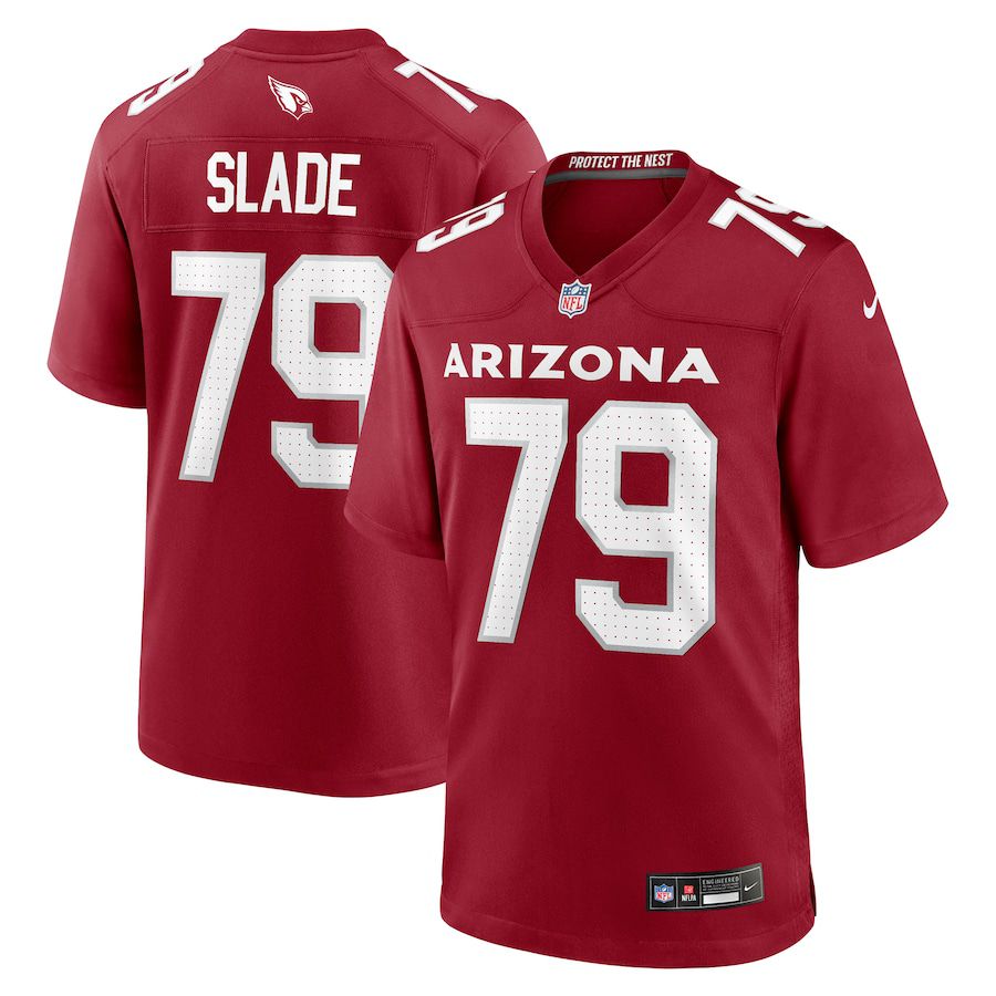 Men Arizona Cardinals #79 Jacob Slade Nike Cardinal Game NFL Jersey